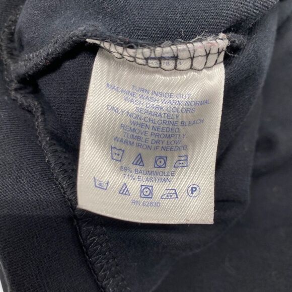 Lands End Women's High Waist Foldover Active Pants size XS Black - Picture 7 of 7